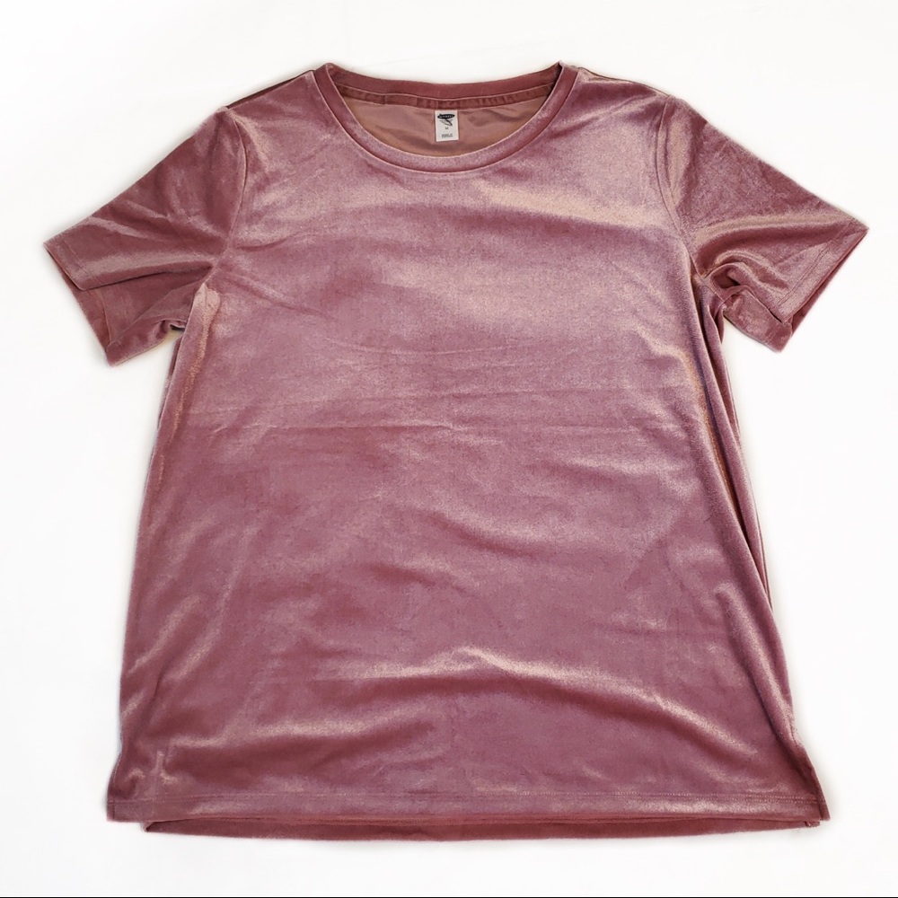 🌵4/$20🌵 Old Navy | Dusty Rose Velvet Tee